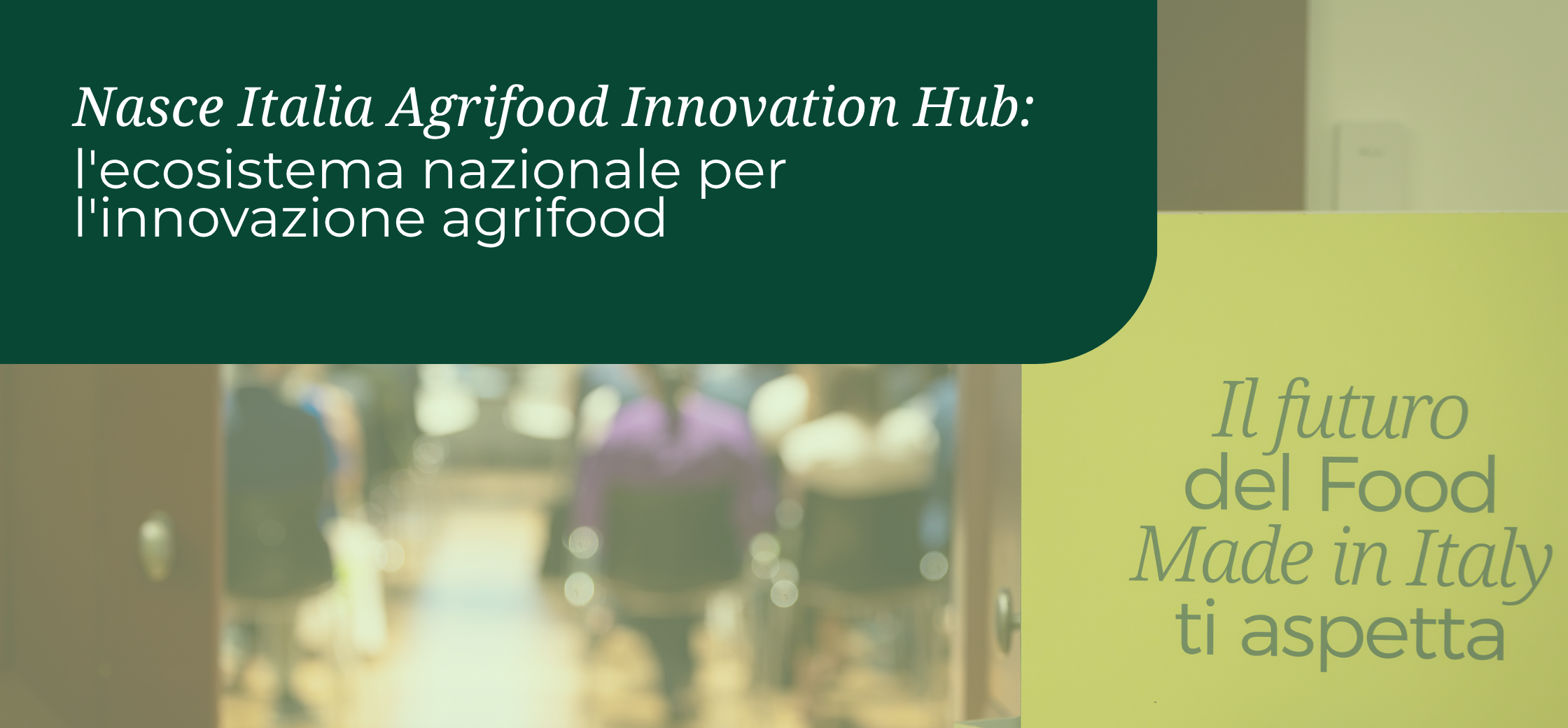 Nasce Italia Agrifood Innovation Hub: l'ecosistema nazionale per l'innovazione agrifood