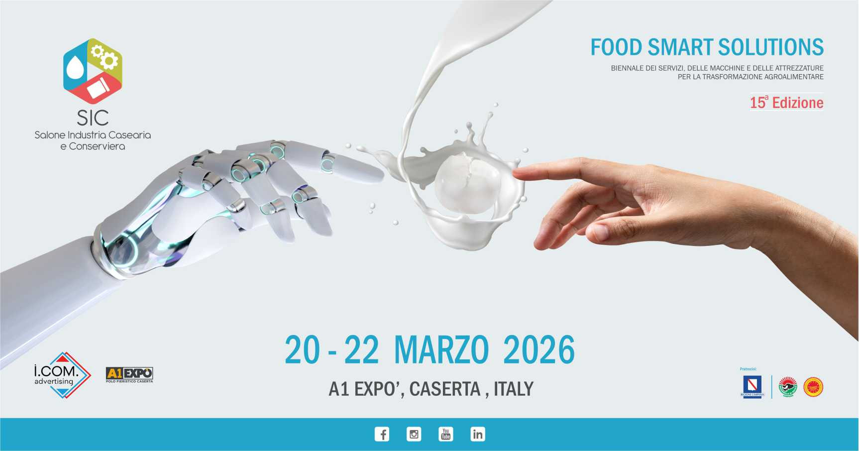 SIC 2026 – Caseario e Conserviero: Il Futuro dell'Industria 4.0 in un Unico Evento