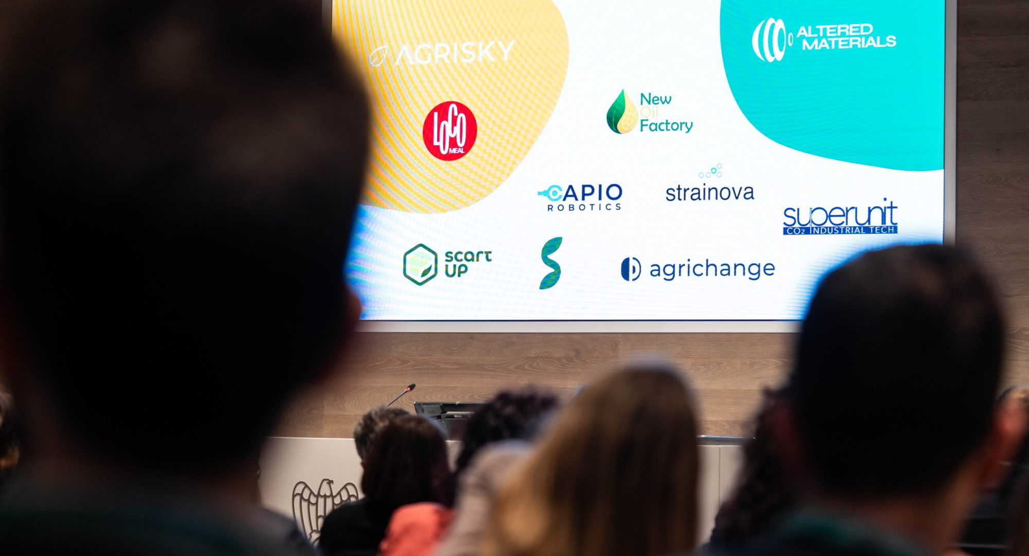 Loghi Startup Batch #1 del FoodTech Incubator